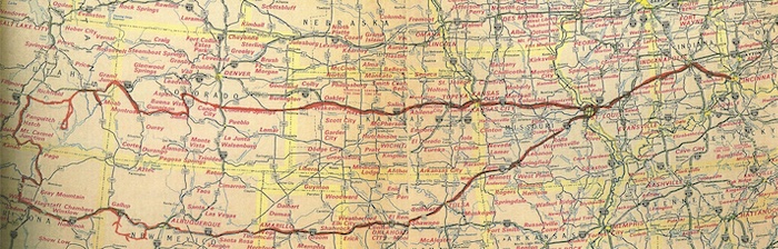 route map of dr. larsen southwest geology field trip